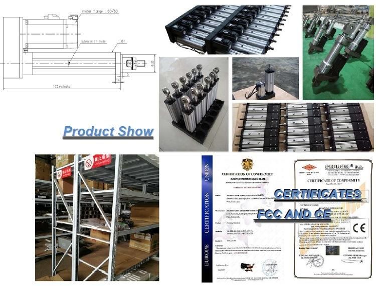 Linear Actuator 6dof Motion Platform for Flight Simulator 1200kgs