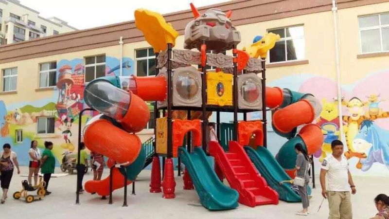 Hot Sale Outdoor Playground Equipment Professional Manufacture Plastic Slide (TY-70382)