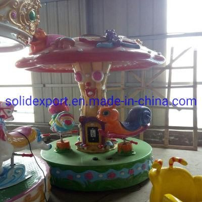 Mini Lovely Electric Toy Merry-Go-Round for Amusement Park