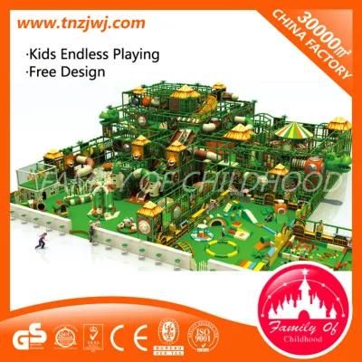 EU Standard Jungle Theme Kids Indoor Playground Design