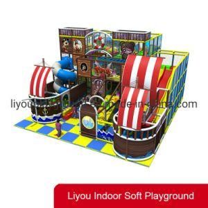 Pirate Ship Theme Children Indoor Soft Playground Equipment with Low Price