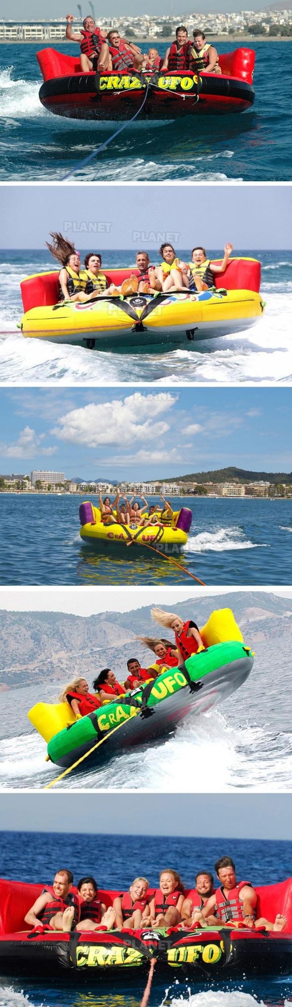 Towable Water Sport Crazy Towable Inflatable UFO Boat for Sale
