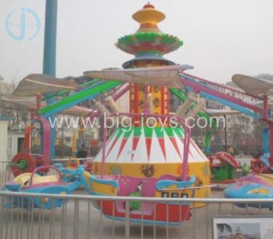 Cheap Kid Roller Coaster Ride on Car Bending Moon Flying Car Rides