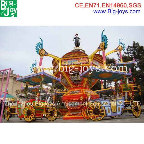 Park Planning Equipment Manege Forain Turntable Luna Amusement Park Himalaya Rides Thunder Beat Musical Express Rides for Sale