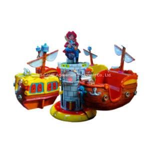 Roundabout Pirateship Helicopter Kiddie Ride for Amusement Park