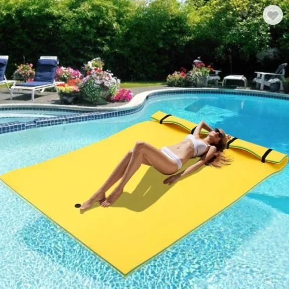 OEM Colorful XPE Foam Floating Mat Swimming Pool Floating Pad