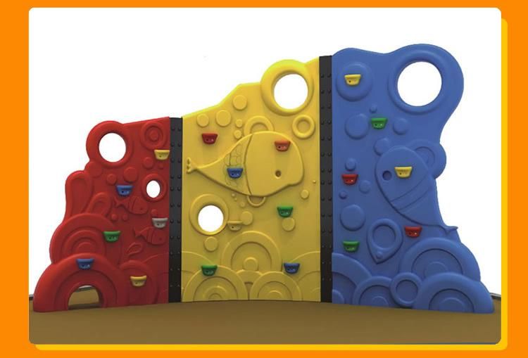 High Quality Kids Plastic Outdoor Jungle Gym Rock Climbing Wall Supplies in China