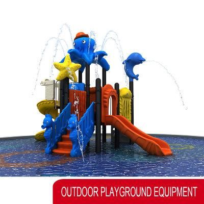 GS TUV Standard Amusement Park Kids Toy Children Play House System Water Park Plastic Slide Games Outdoor Playground Equipment