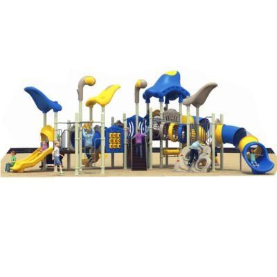 Outdoor Children&prime;s Amusement Park Plastic Slide Square Playground Equipment