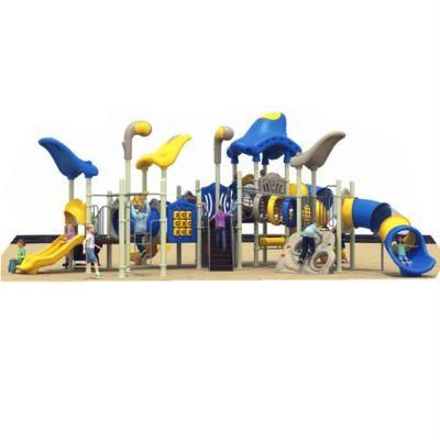 Outdoor Children&prime;s Amusement Park Plastic Slide Square Playground Equipment