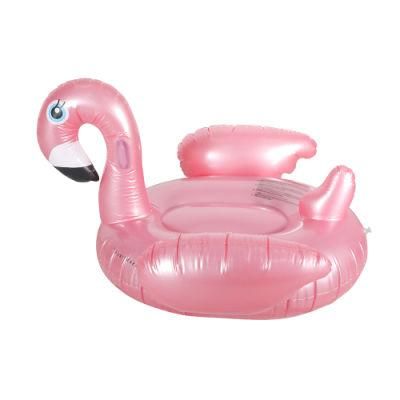 Pink Flamingo Pool Mount Rider