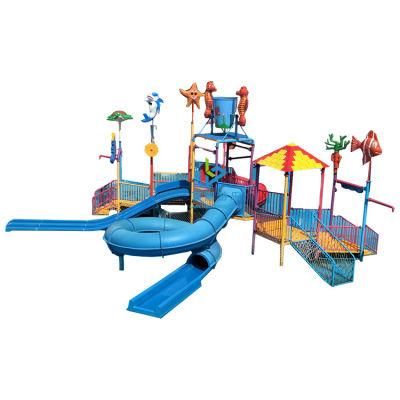 Attractive Slide Water Park Playground for Family