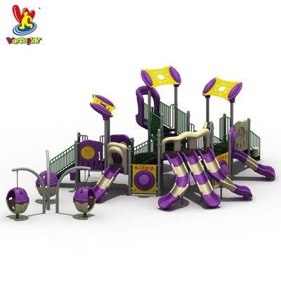 Big Commercial Plastic Slide Outdoor Playground Equipment Children Outdoor Playground