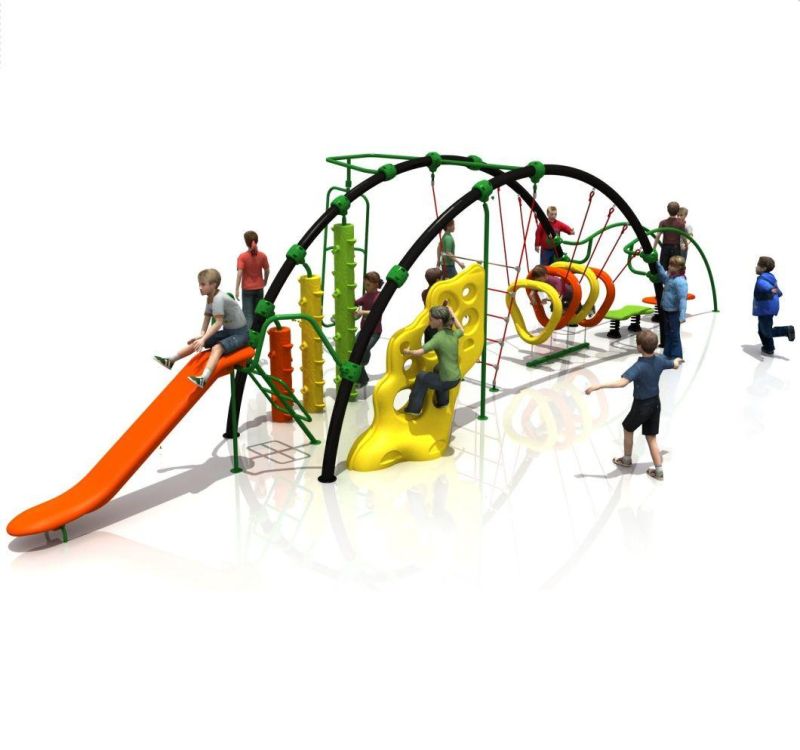 Children Plastic Slide Teenager Outdoor Playground Equipment