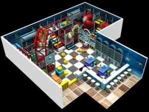 Multificational Commerical Soft Game Indoor Playground with Ocean Ball Pool