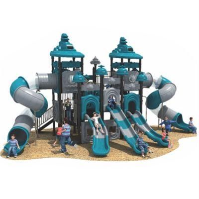 Outdoor Children&prime;s Playground Plastic Slides Kids Park Community Amusement Equipment