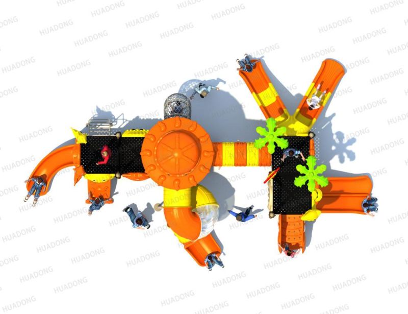 Animal Paradise Series Children Playground Outdoor Plastic Slide