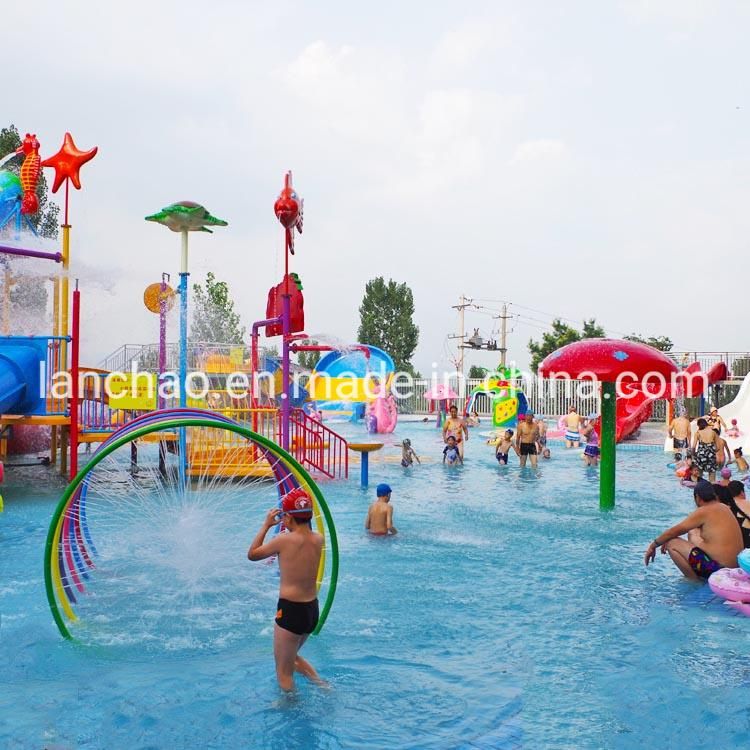 Aqua Park Water House with Small Straight Slide Water Plays