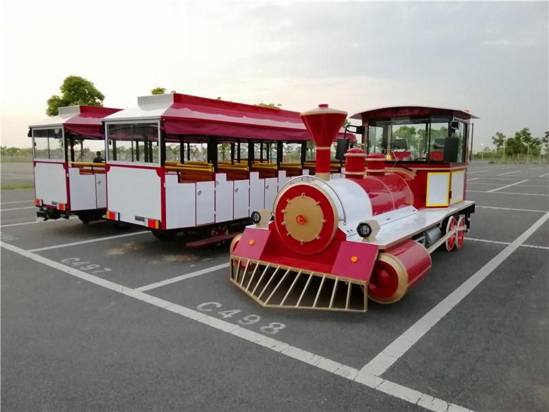 Electric Tour Train Enclosed (European Market Hot Sale model) Dsw-E62