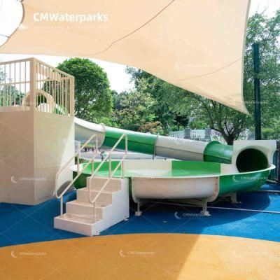 Professional Customized Water Park Equipment Fiberglass Water Slide Kids Playground Equipment