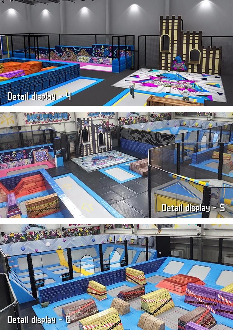1000sqm Indoor Sports Adults Fun Park Commercial Trampoline Park