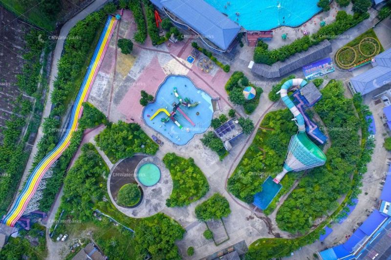 Customized Fiberglass Water Slide Water Park Equipment Dechang Lisu Waterpark