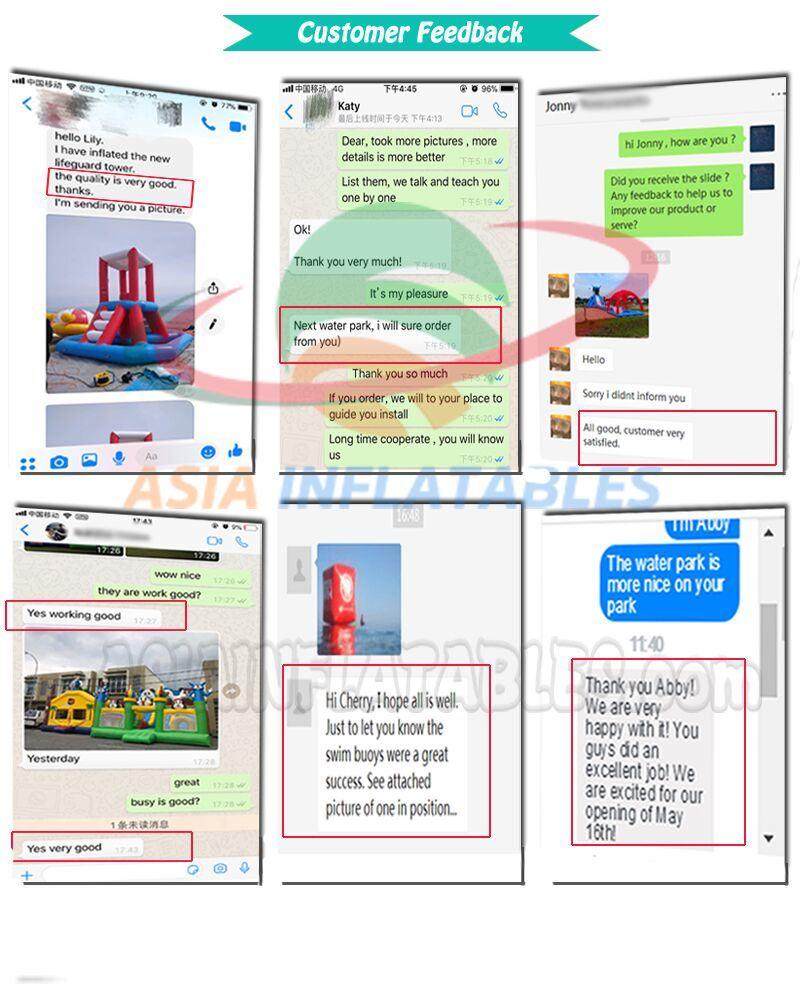 Inflatable Land Water Park Project Inflatable Land Park with Slide, Inflatable Amusement Park