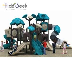 Kids Play Set Outdoor Playground Equipment Plastic Slides (HS09701)