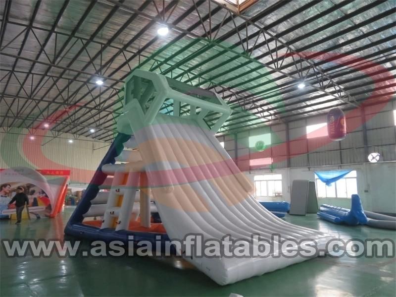 Floating Inflatable Water Park Slide Water Trampoline Slide