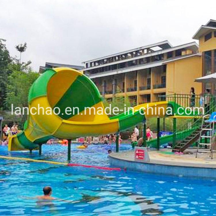 Swimming Pool Water Park Fiberglass Interesting Water Slide