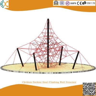 Children Outdoor Steel Climbing Wall Structure