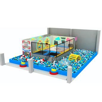 Children Soft Play Large Indoor Playground Equipment with Trampoline