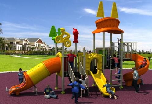 New Design Manufacturer for Children Kids Outdoor/Indoor Playground Big Slides for Sale Sports Series New Moedels 2019