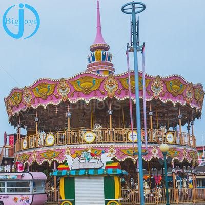 Luxury Double Floor Carousel Amustment Park Rides for Sale