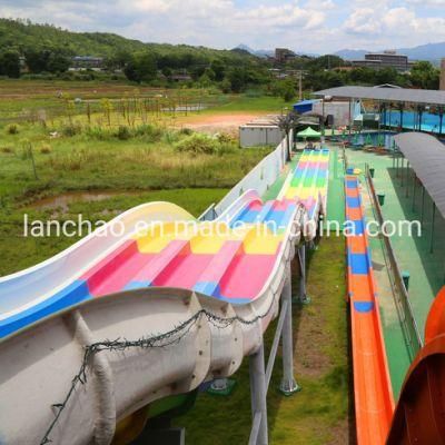 Water Park Commercial Long Fiberglass Water Slide Equipment