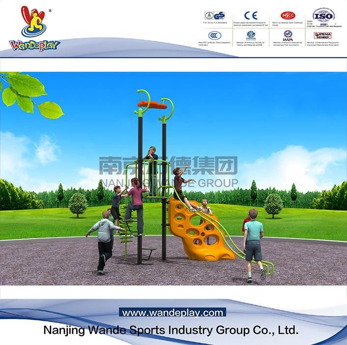 Kids Outdoor Playground Climbing Equipment with Slide