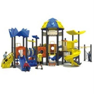 Outdoor Children&prime;s Playground Amusement Park Equipment Plastic Slide Set 355b
