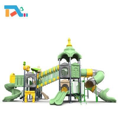 Outdoor Combined Plastic Slide Set Royal Palace Series Equipment Outdoor Playground for Children