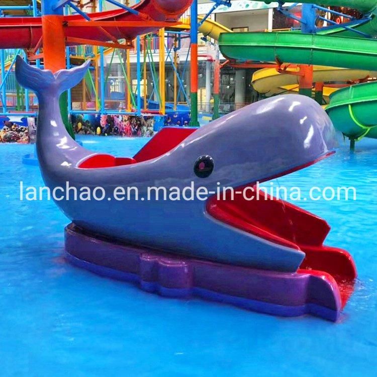 Fiberglass Small Pirate Boat Water Slide for Aqua Park Playground
