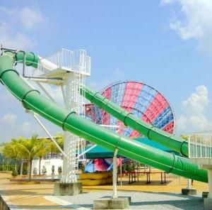 Transparent Aqua Loop Water Slide for Water Park (WS-085)