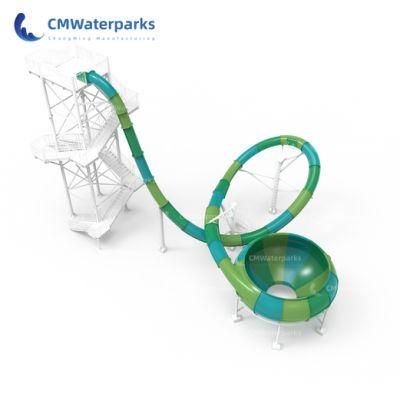 Hot Sale Water Park Fiberglass Water Slide Body Slide for Outdoor