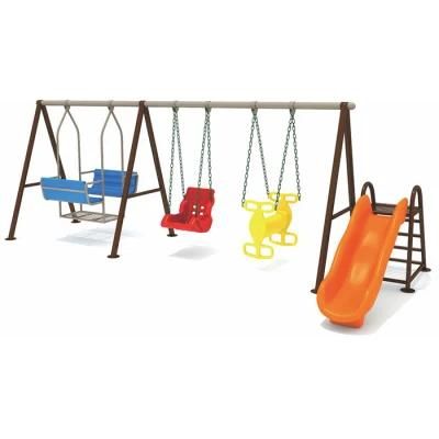 Different Size Play Area Used Outdoor Playground Swing for Kids Space