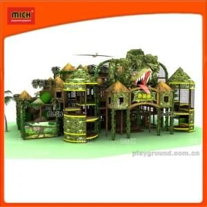 Dinosaur and Lion Topic Indoor Playground Maze with Slide