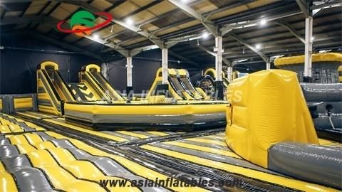 Inflatable Park Inflatable Adrenalator Treadmill Games Inflatable Theme Park with Multi Rides