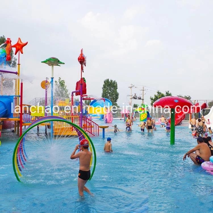 Fiberglass Water Park Equipment Spray Water Mushroom