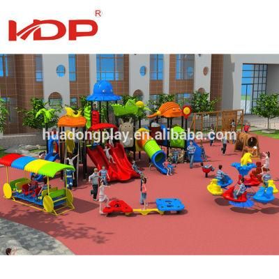 2017 Outdoor Playground Equipment Kids Slide in Park