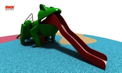 Mich Custom Outdoor Frog Animated Stainless Steel Slides Playground