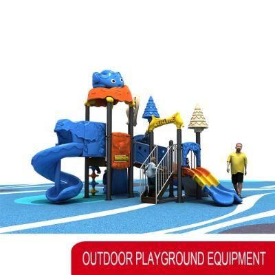 Newly Plastic Children Outdoor Playground Outdoor Cartoon Themes Series Slide Set for Kids