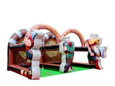 Inflatable Viking Axe Throw Game/Inflatable Dart Board/Inflatable Carnival Games Chsp669