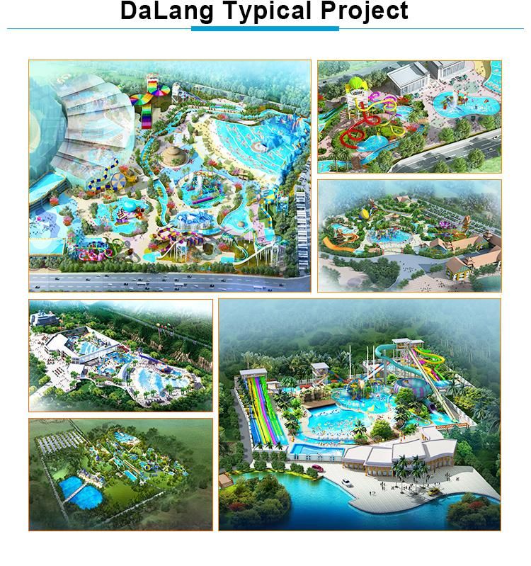 Professional Design Aqua Play Water Slide Amusement Park Playground Equipment Factory Direct